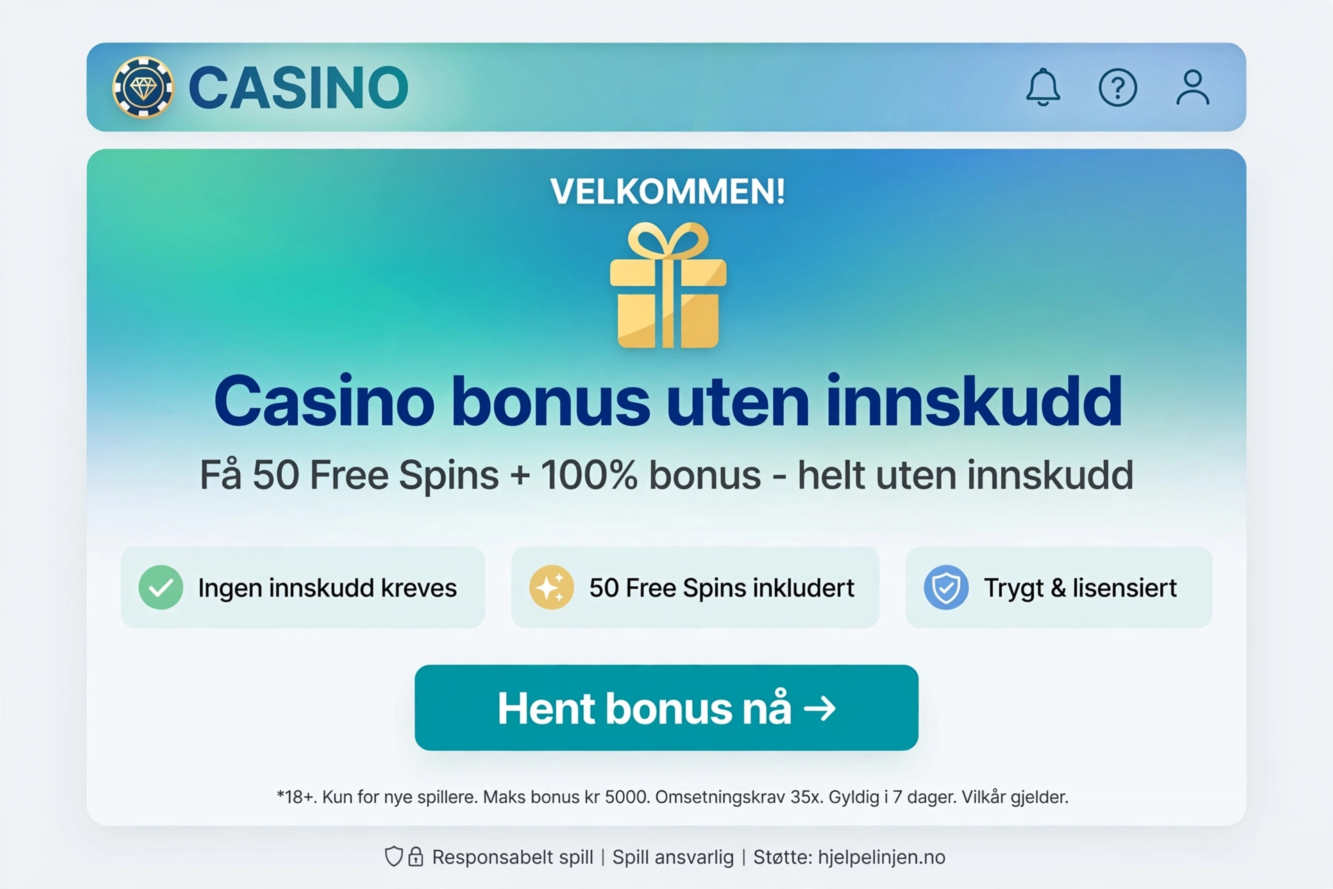 Casino bonus uten innskudd: Ultimat guide for norske spillere
